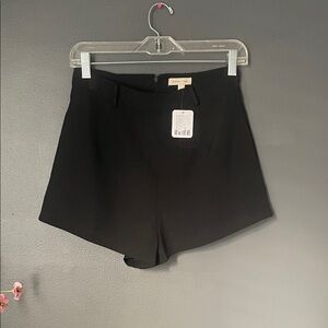 Silence + Noise High Waist Black Shorts Sz 4 NWT